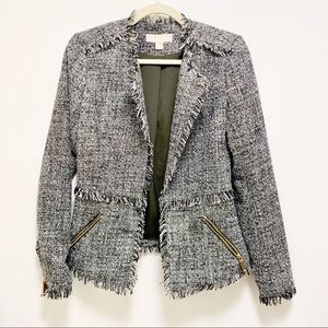 Michael Kors Grey & Black Tweed Jacket